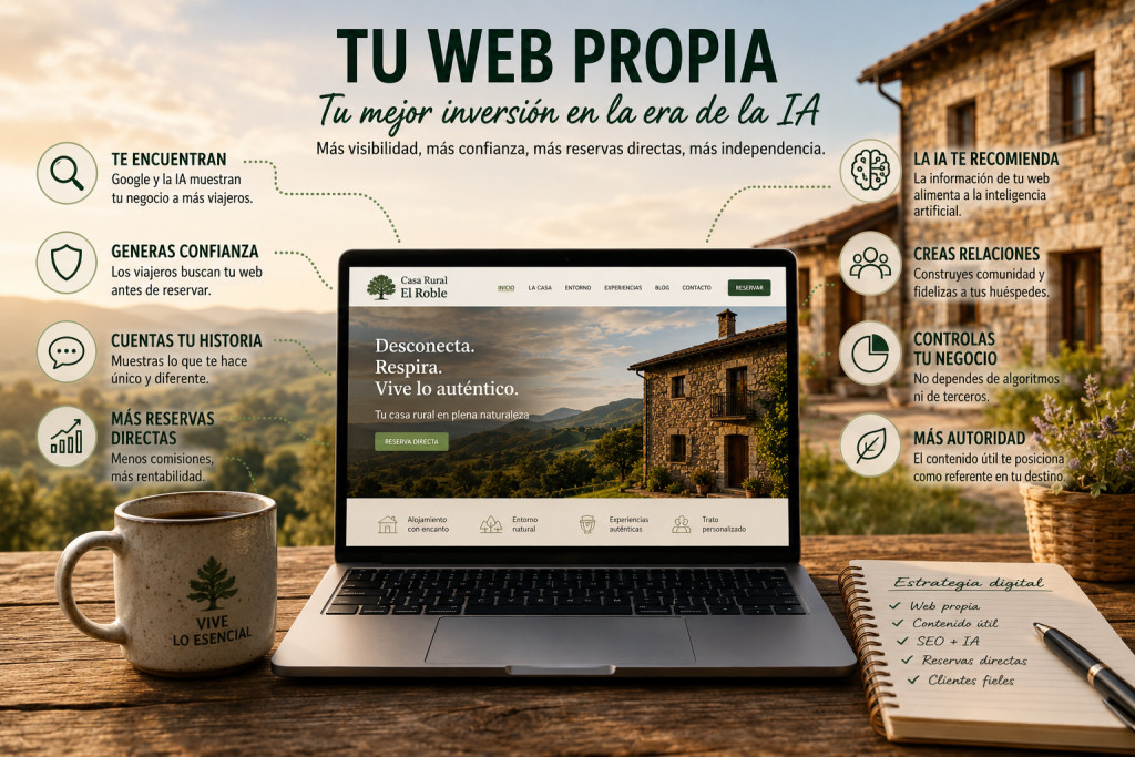 pagina web casa rural los ruralistas